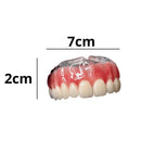 (COMPRE 1 LEVE 2) Dentadura de Silicone FIX | Ajustavel e Adaptativa + Kit de Limpeza de BRINDE