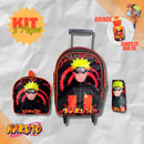 (PROMOÇÃO VOLTA ÀS AULAS) Kit Mochila Escolar Rodinha + Lancheira + Estojo + (BRINDE)