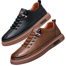 (PAGUE 1 LEVE 2) Tênis Masculino Casual de Couro Italian Man + BRINDE
